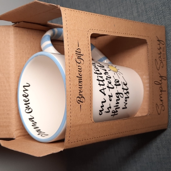 Simply Sassy Latte Cup Mug Coffee Tea Drama Queen Fun Attitude Ceramic Sunshine - Picture 5 of 5